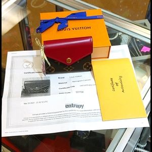 Louis Vuitton🌺Monogram Fuschia Zoe Small Wallet